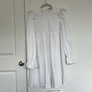 Shein Plus Ruffle Smock Dress